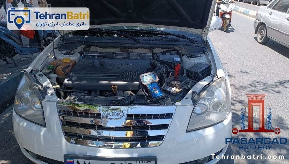 تعویض باتری پاسارگاد باتری